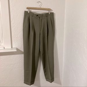 🐃-LIKE NEW- 33x30 Pronto-Uomo Wool Suit Pants